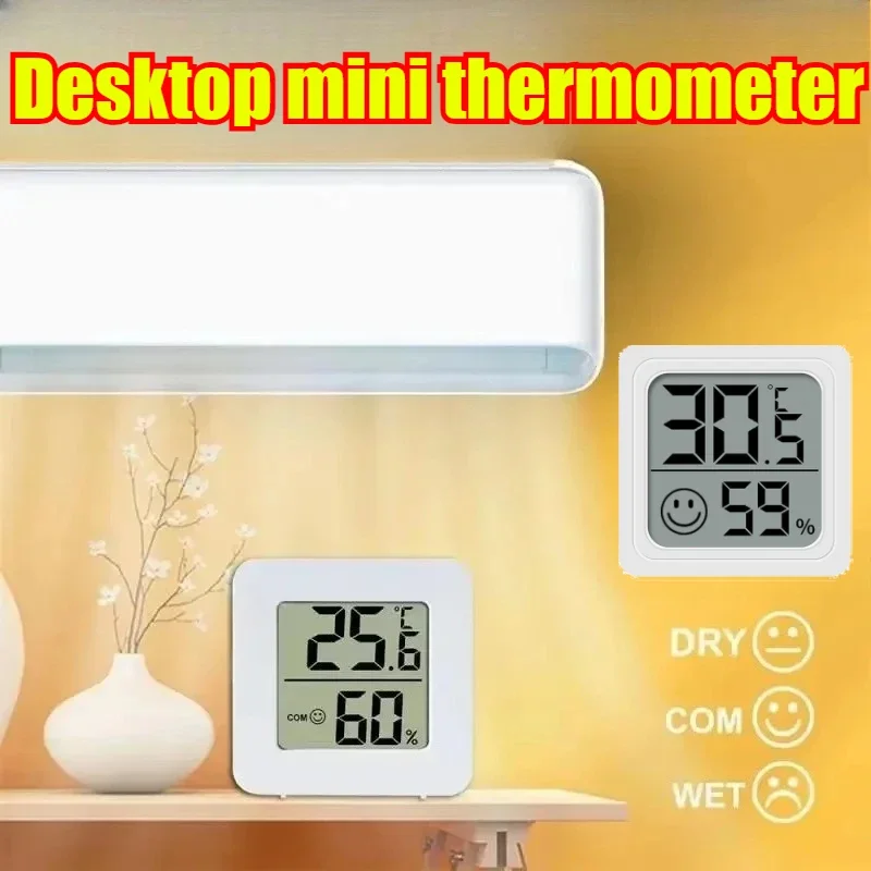 Weather Station Indoor - Mini LCD Digitale Thermometer Hygrometer Binnenkamertemperatuur-vochtigheidsmeter