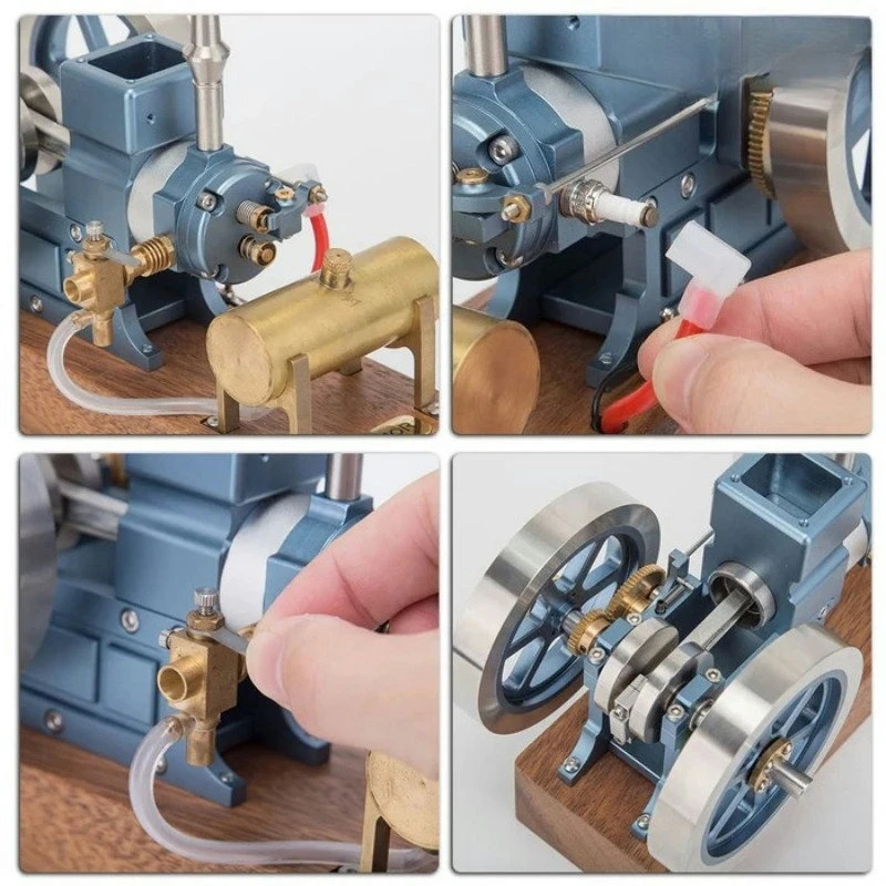 Hobby Science Lab - Eéncilinder brandstofmotor model, beweegbaar mechanisch model