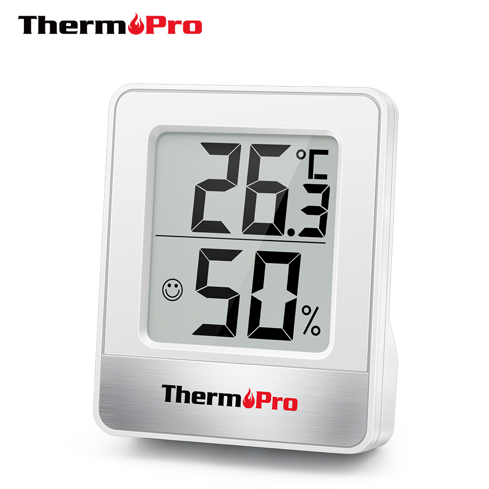Weather Station Indoor - ThermoPro TP-49 Mini Weerstation Binnenthermometer Hygrometer