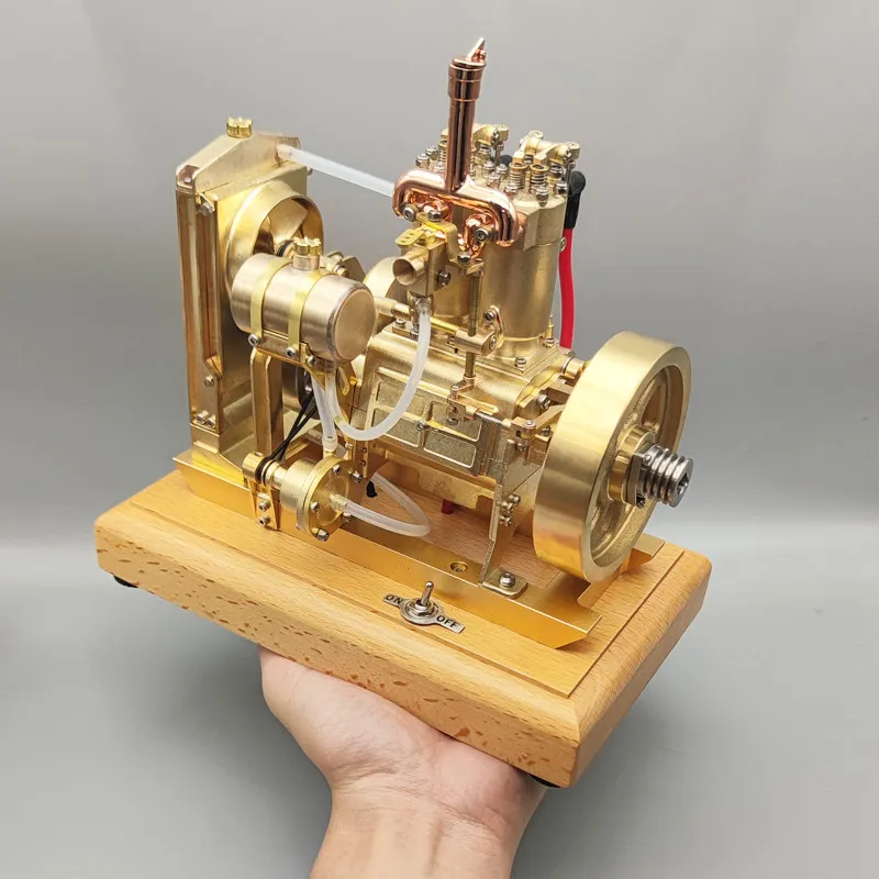 Hobby Science Lab - Watergekoelde in-line tweecilinder wetenschappelijke motormodel voor