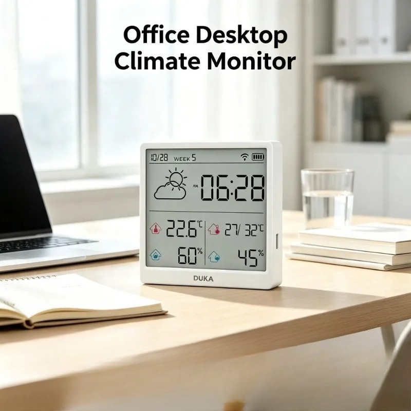 DUKA ATuMan Wi-Fi slimme tempe - Weather Station Indoor recensie en prijs